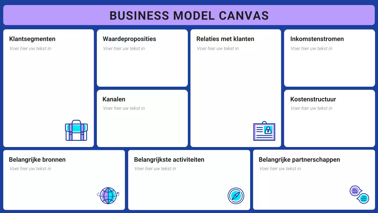 blauw modern business plan layout
