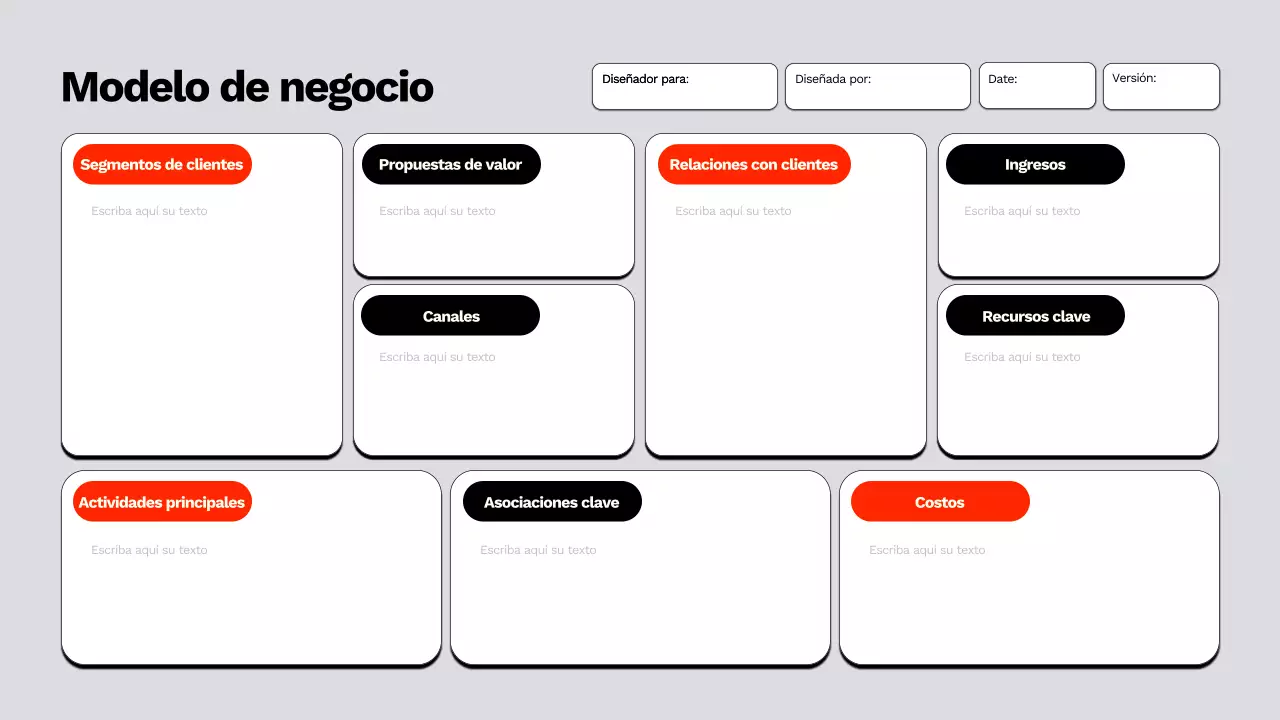 plan de empresa grey modern