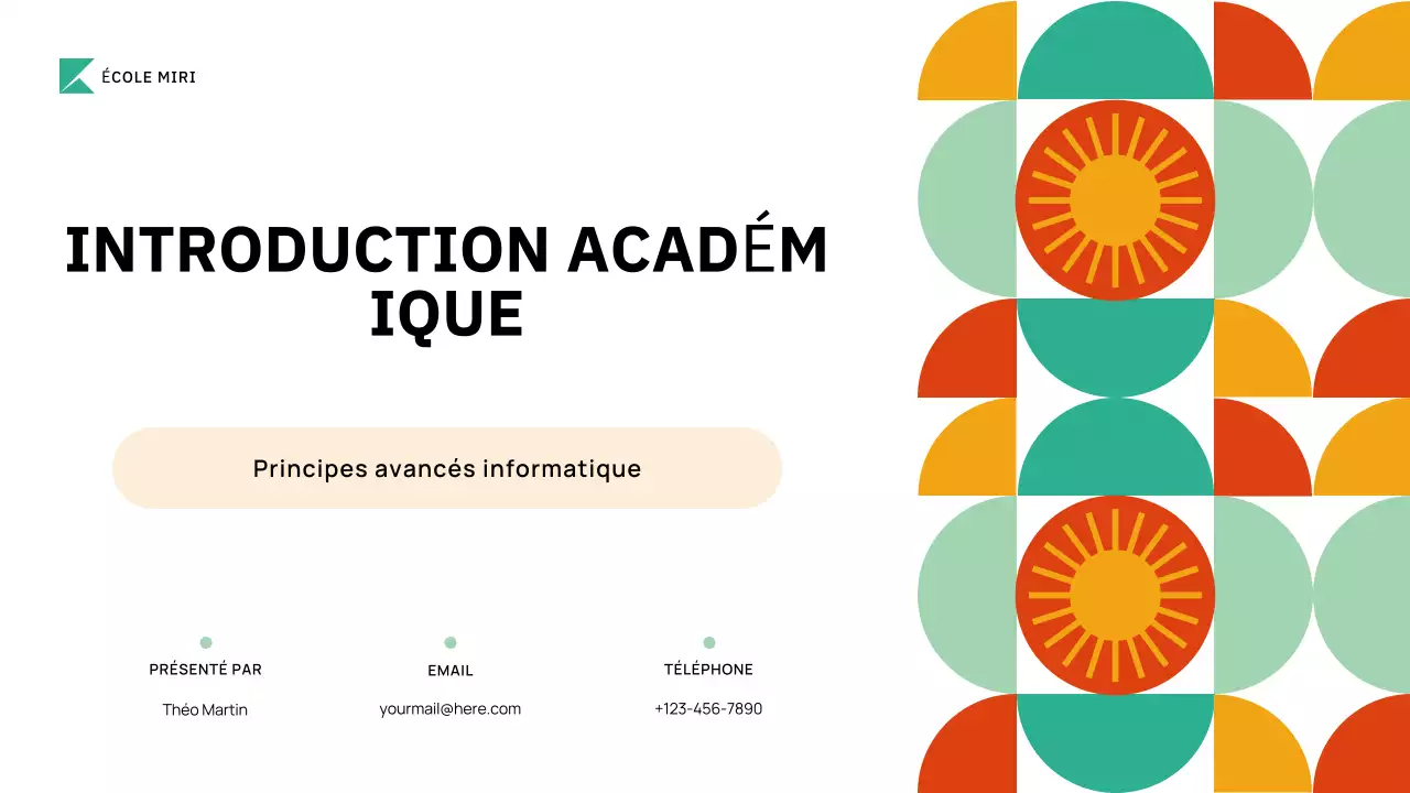 cours académique de géométrie verte