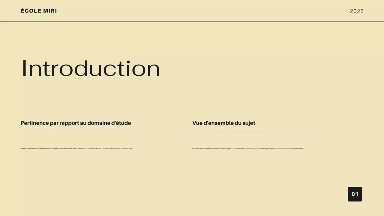 orange moderne académique introduction éducation cours présentation