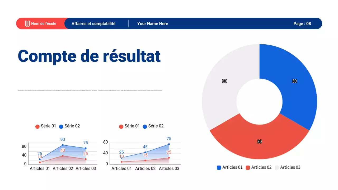 Matériel de présentation de l'enseignement général moderne