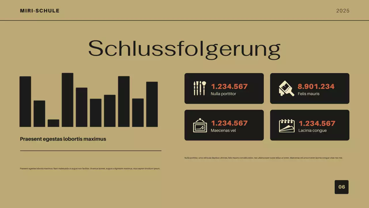 orange moderne akademische einführung bildungsgang präsentation