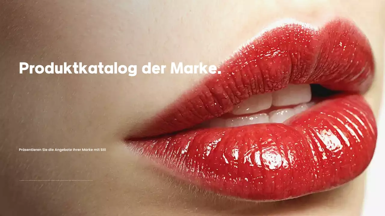 red modern product catalogue promotion