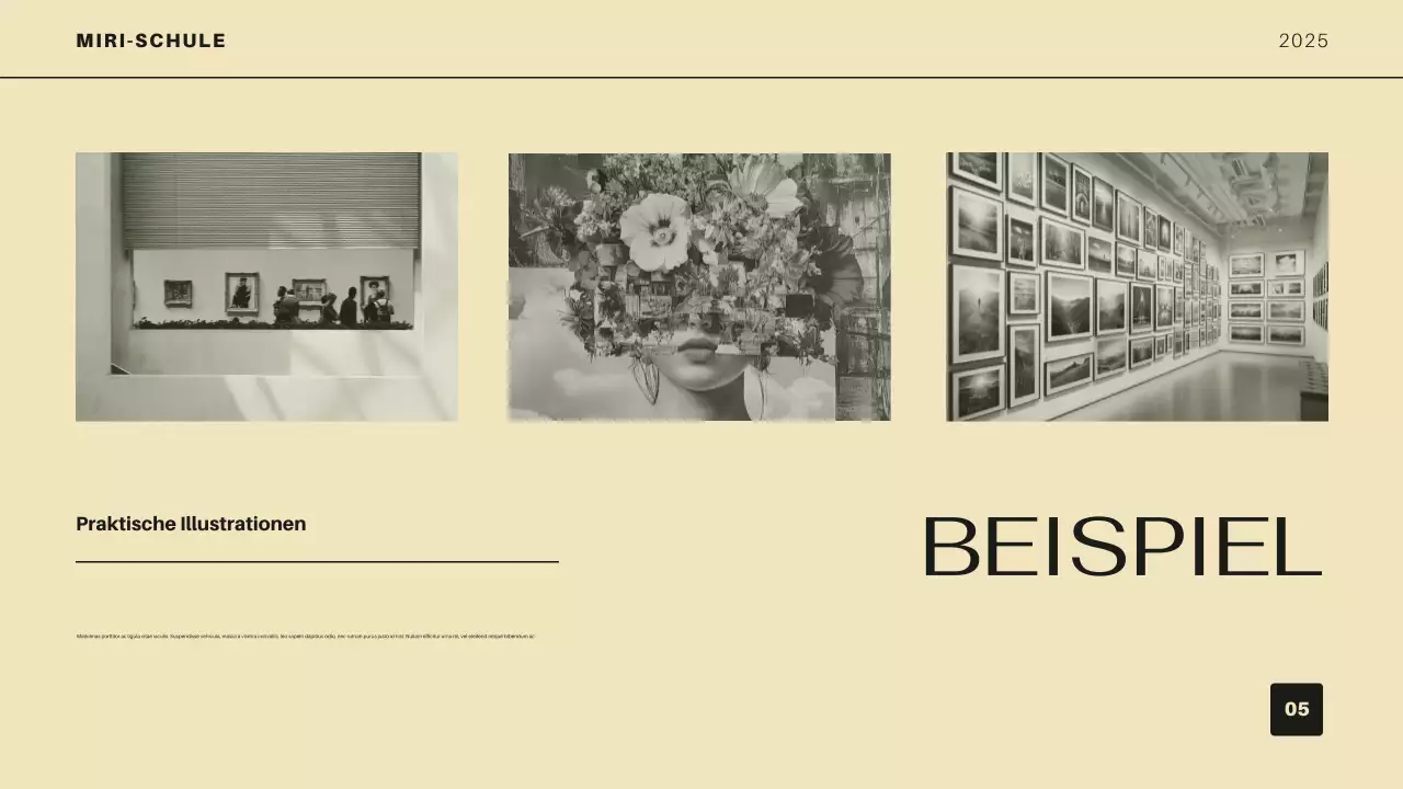 orange moderne akademische einführung bildungsgang präsentation