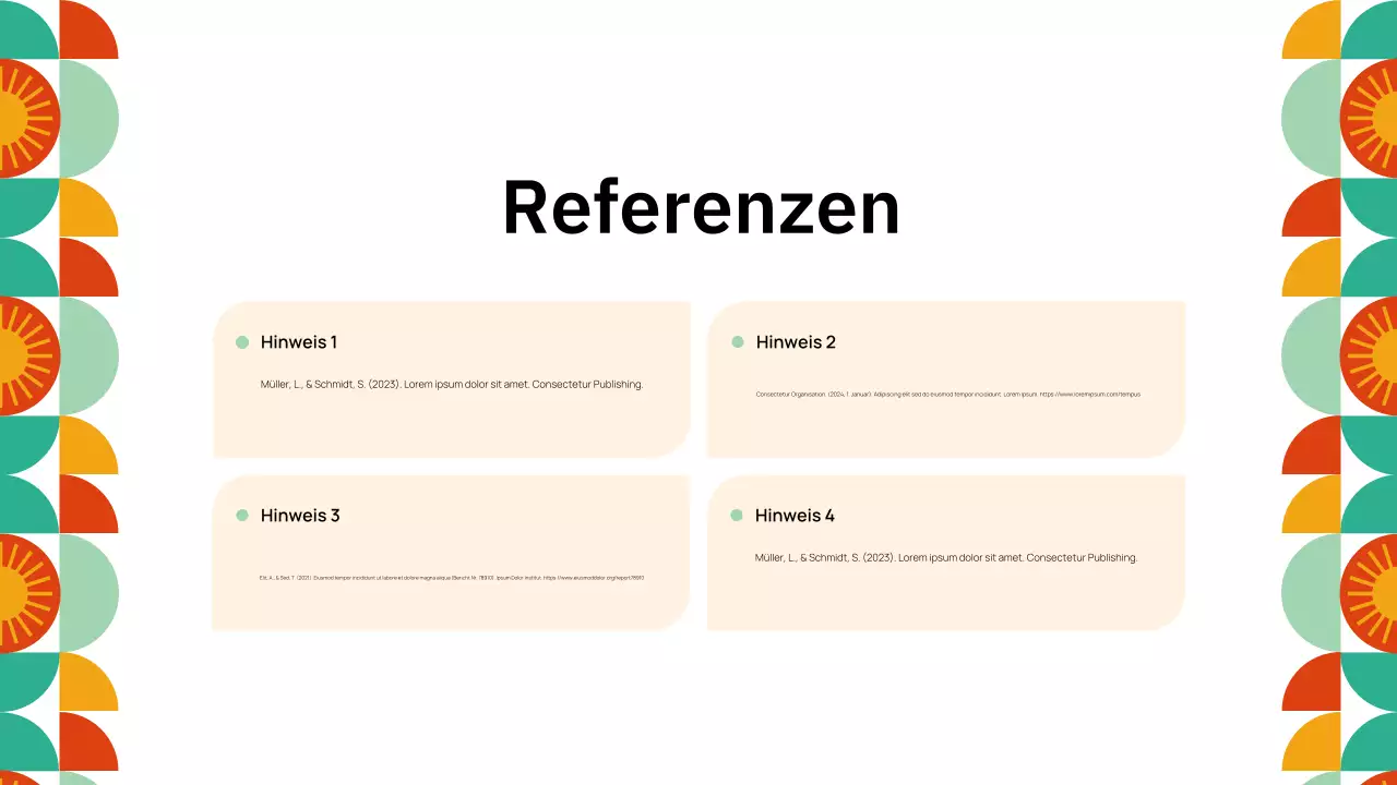 grüner geometrischer Studiengang