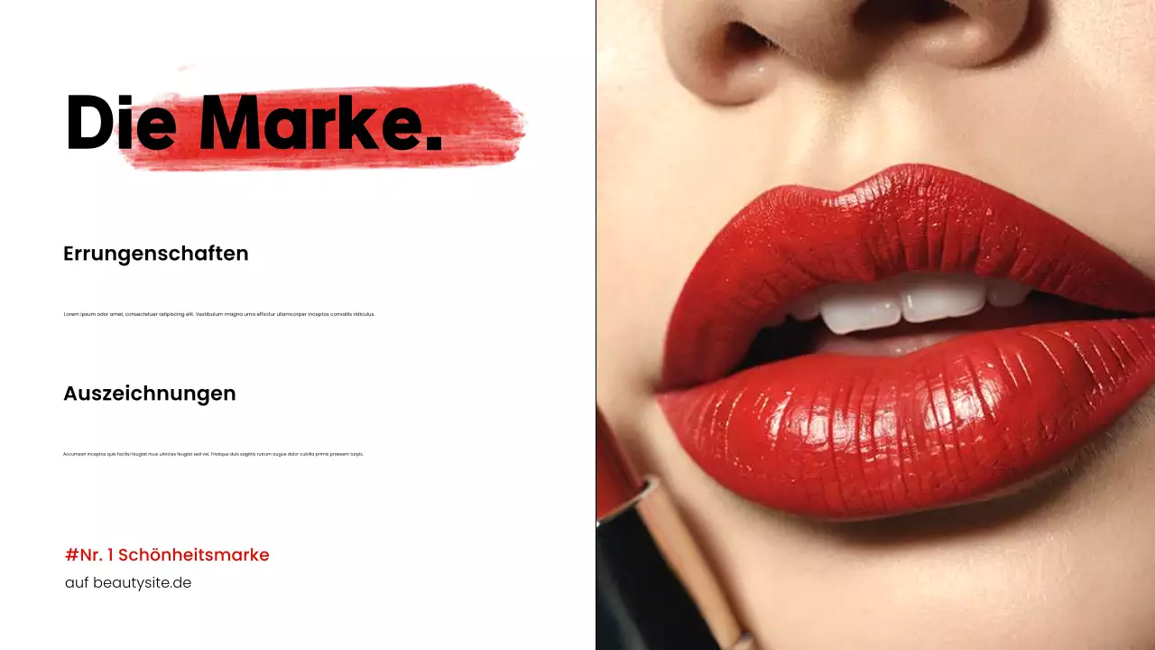 red modern product catalogue promotion