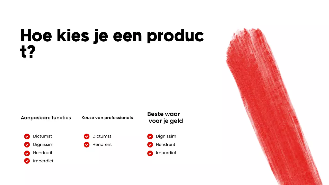 promotie rode moderne productcatalogus