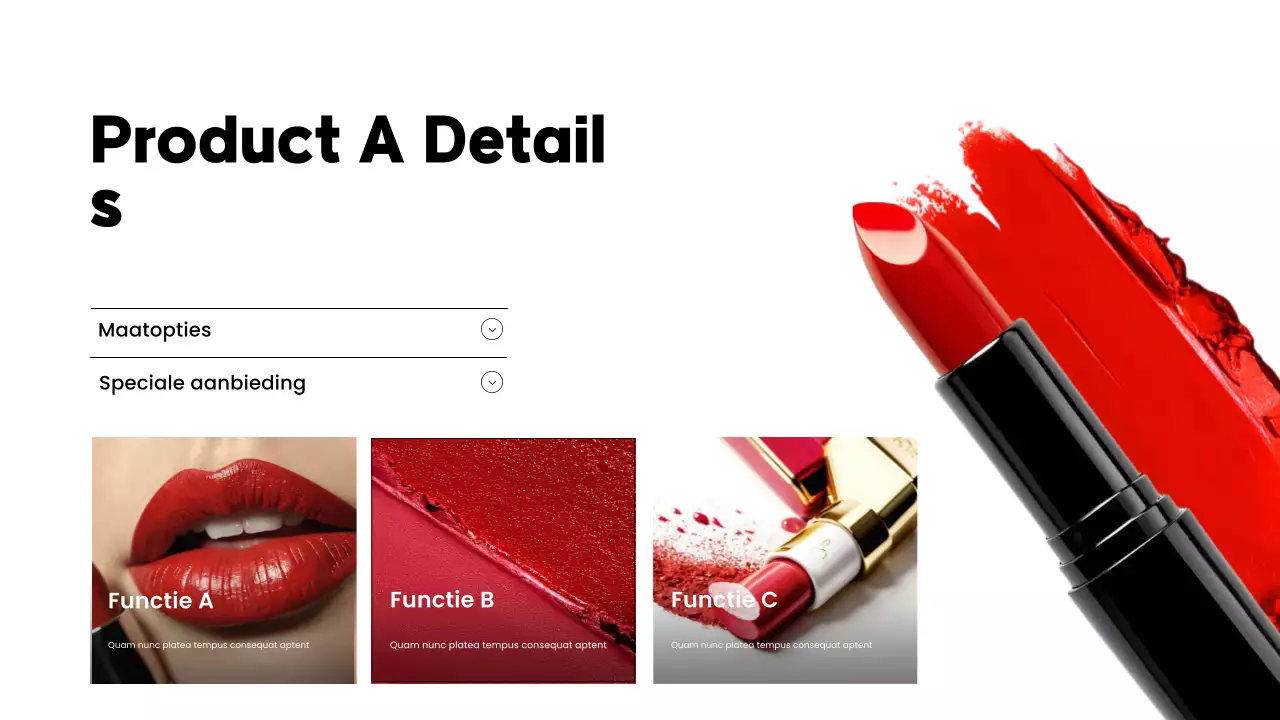 promotie rode moderne productcatalogus