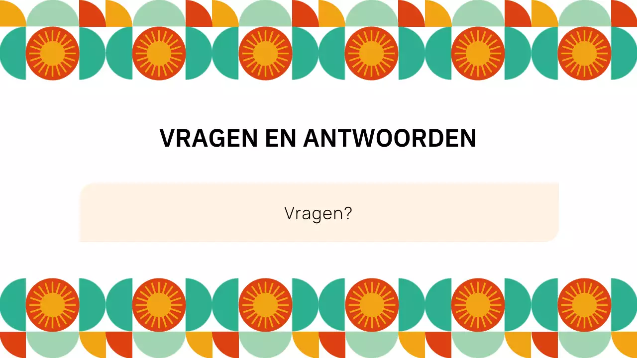 groene geometrische academische cursus