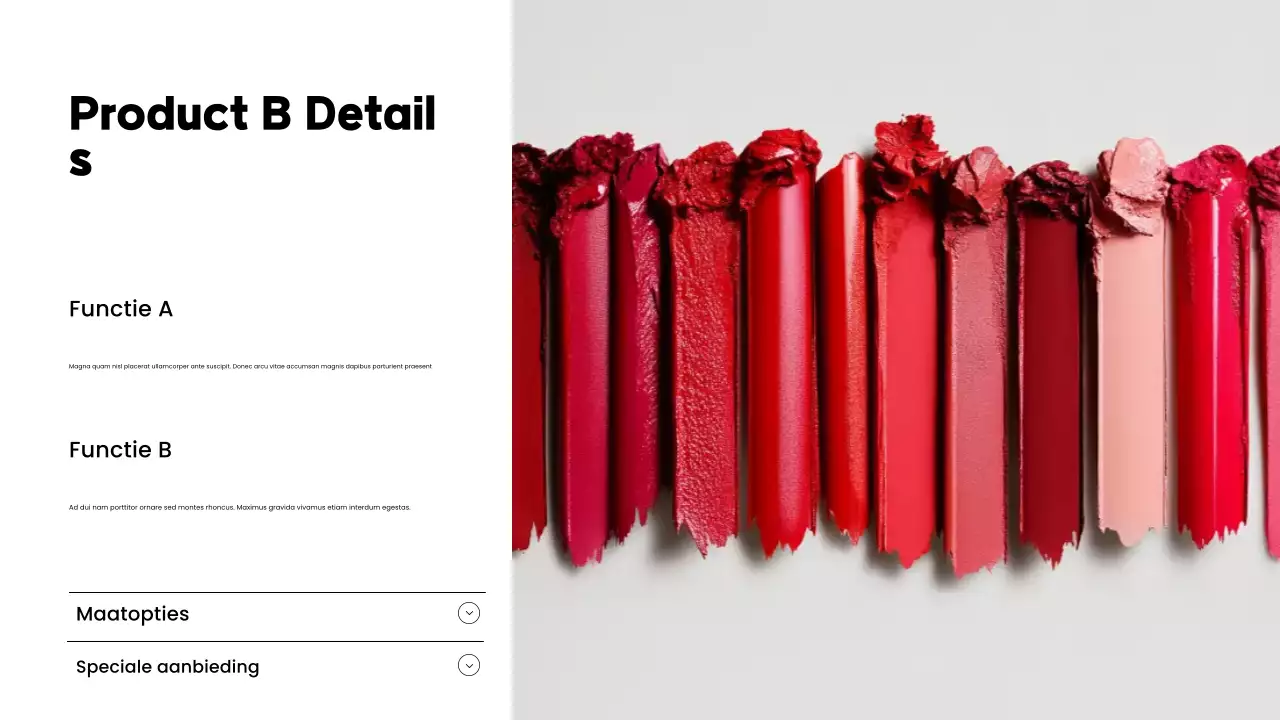 promotie rode moderne productcatalogus