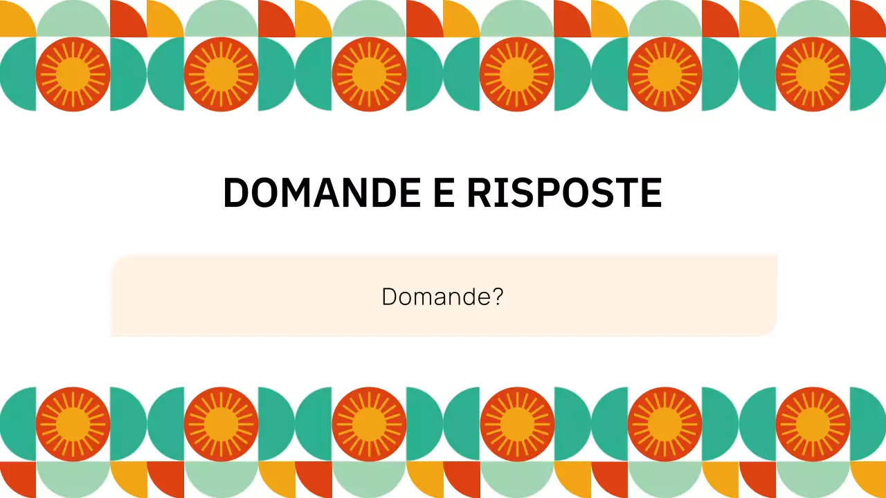 corso accademico verde geometrico