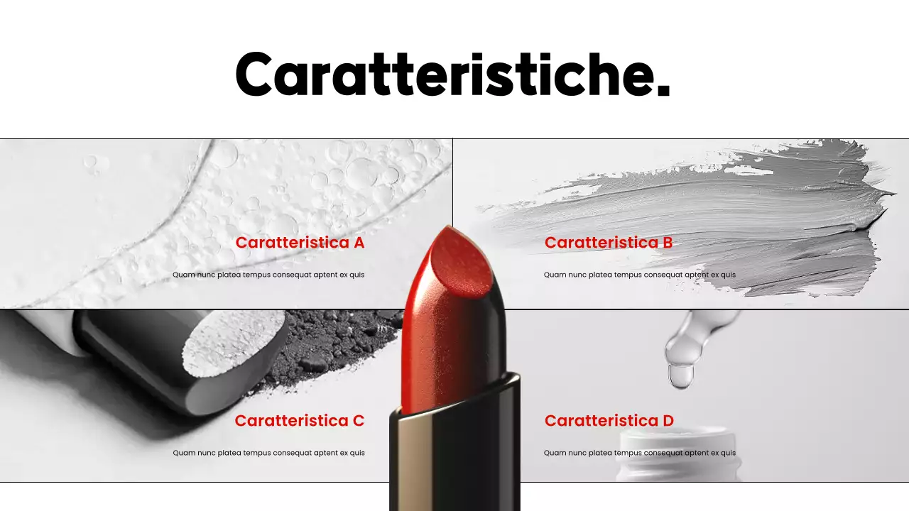 promozione del catalogo prodotti rosso moderno