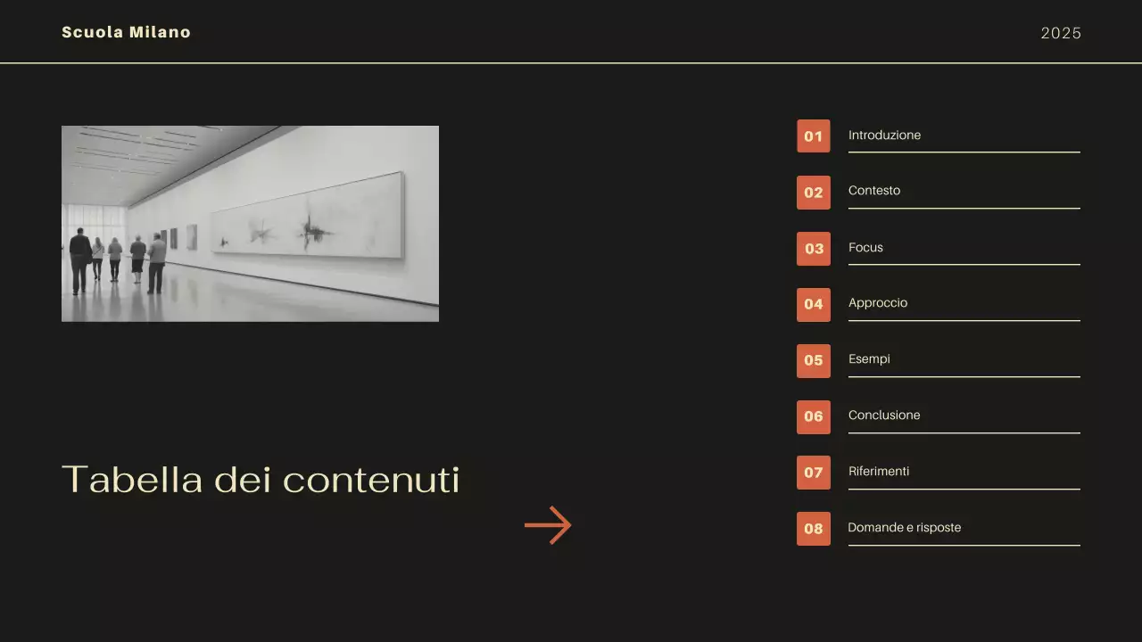 arancione moderna introduzione accademica presentazione del corso di istruzione