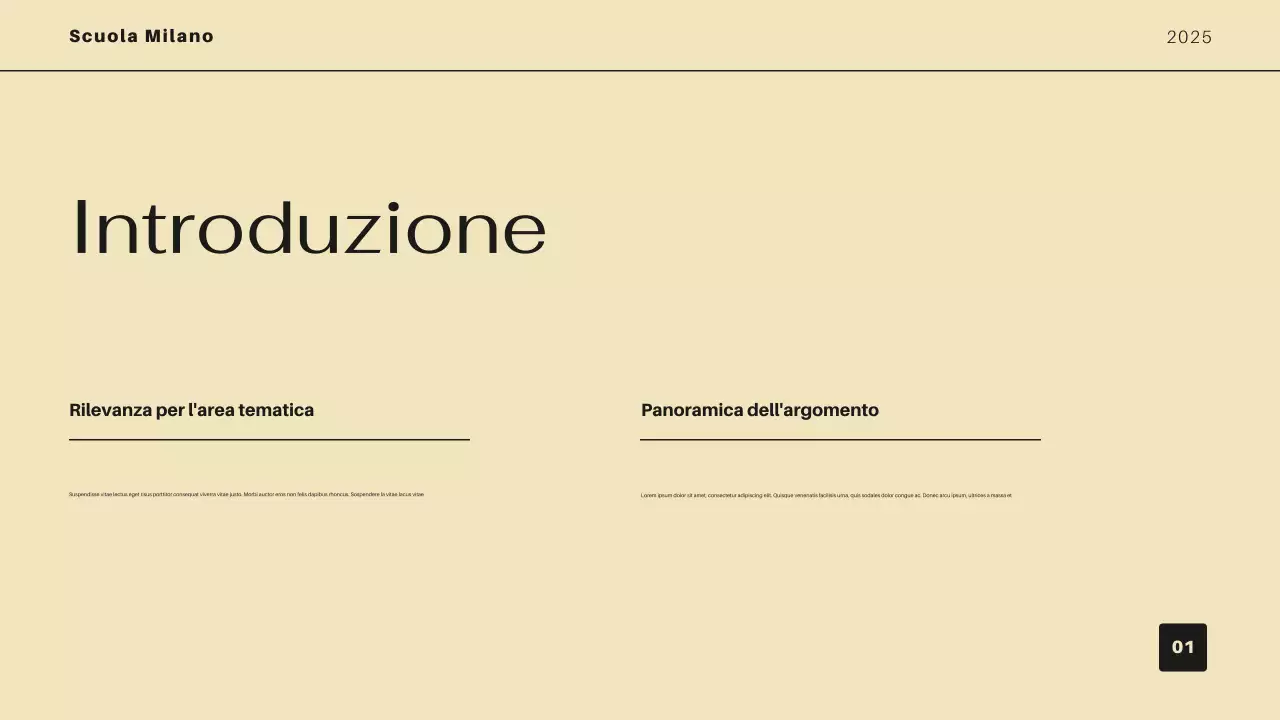 arancione moderna introduzione accademica presentazione del corso di istruzione