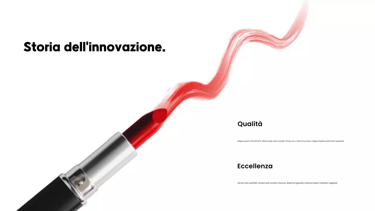 promozione del catalogo prodotti rosso moderno