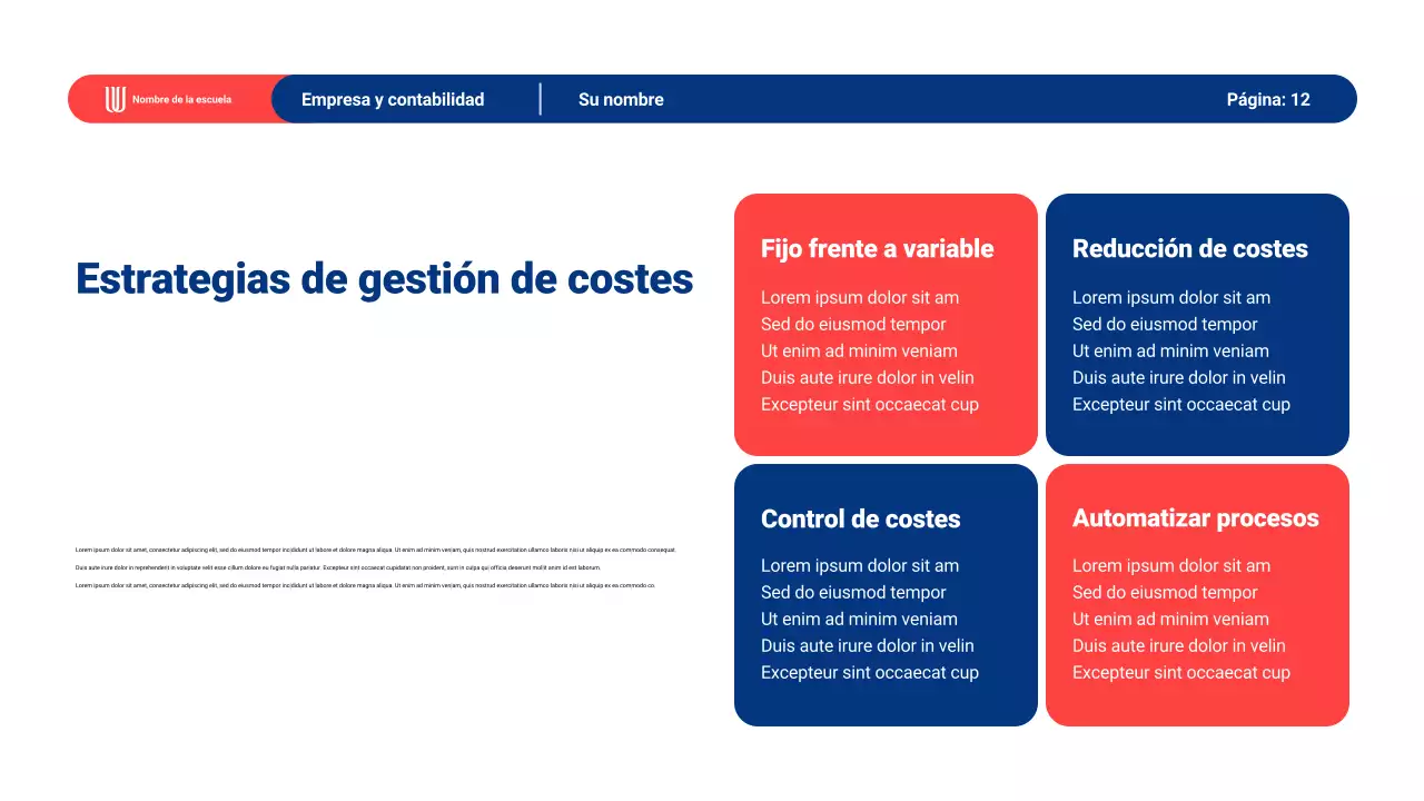 Material de presentación del Aprendizaje General Moderno