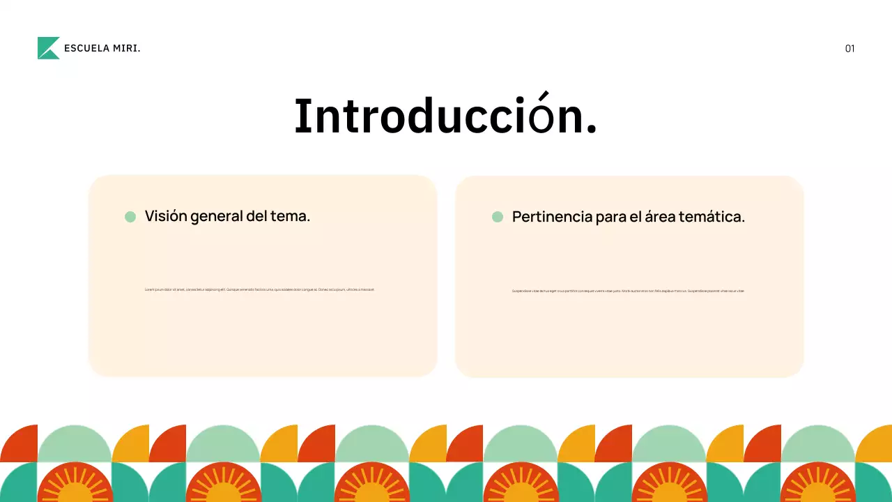 curso académico de geometría verde