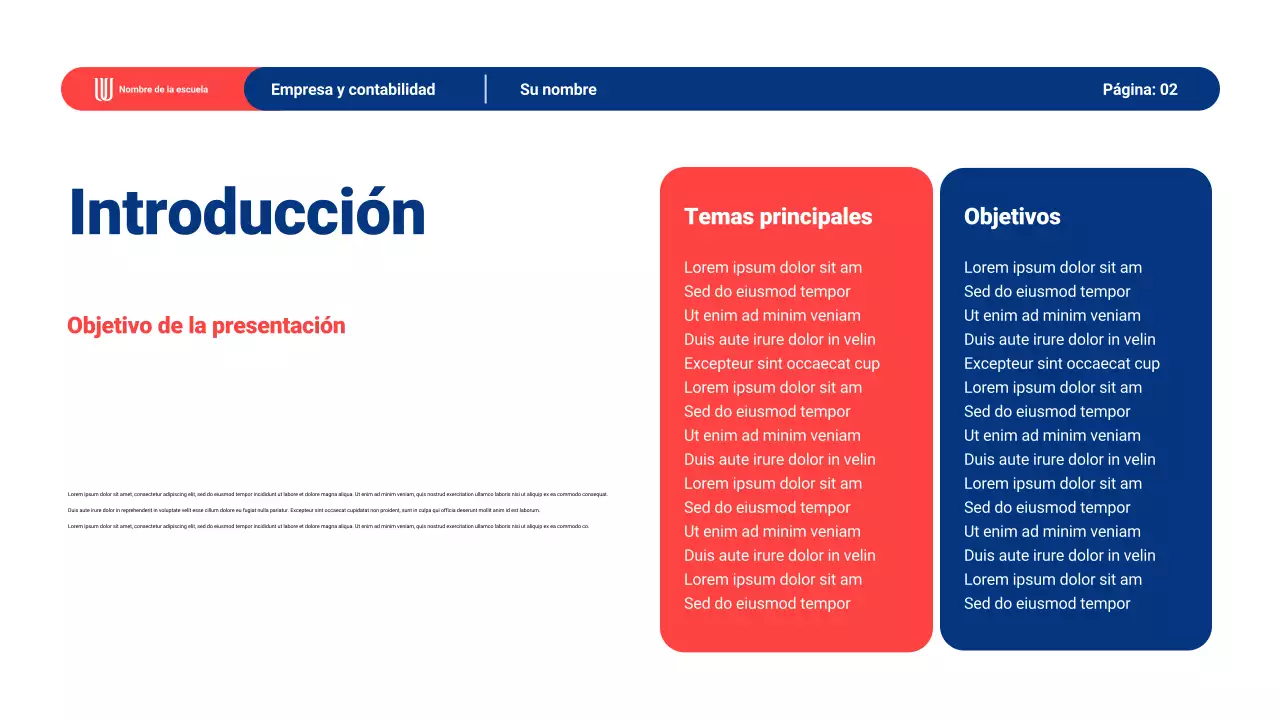 Material de presentación del Aprendizaje General Moderno