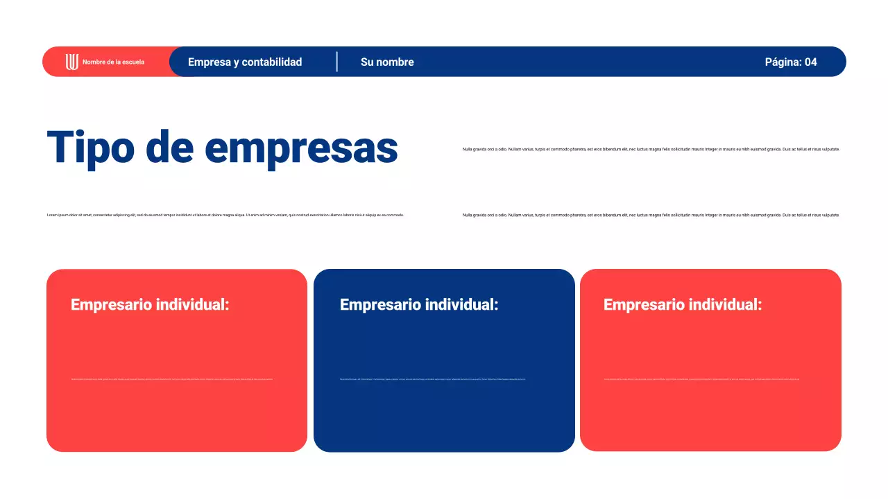 Material de presentación del Aprendizaje General Moderno
