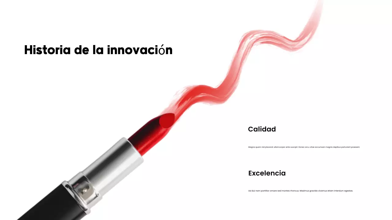 promoción del catálogo de productos red modern