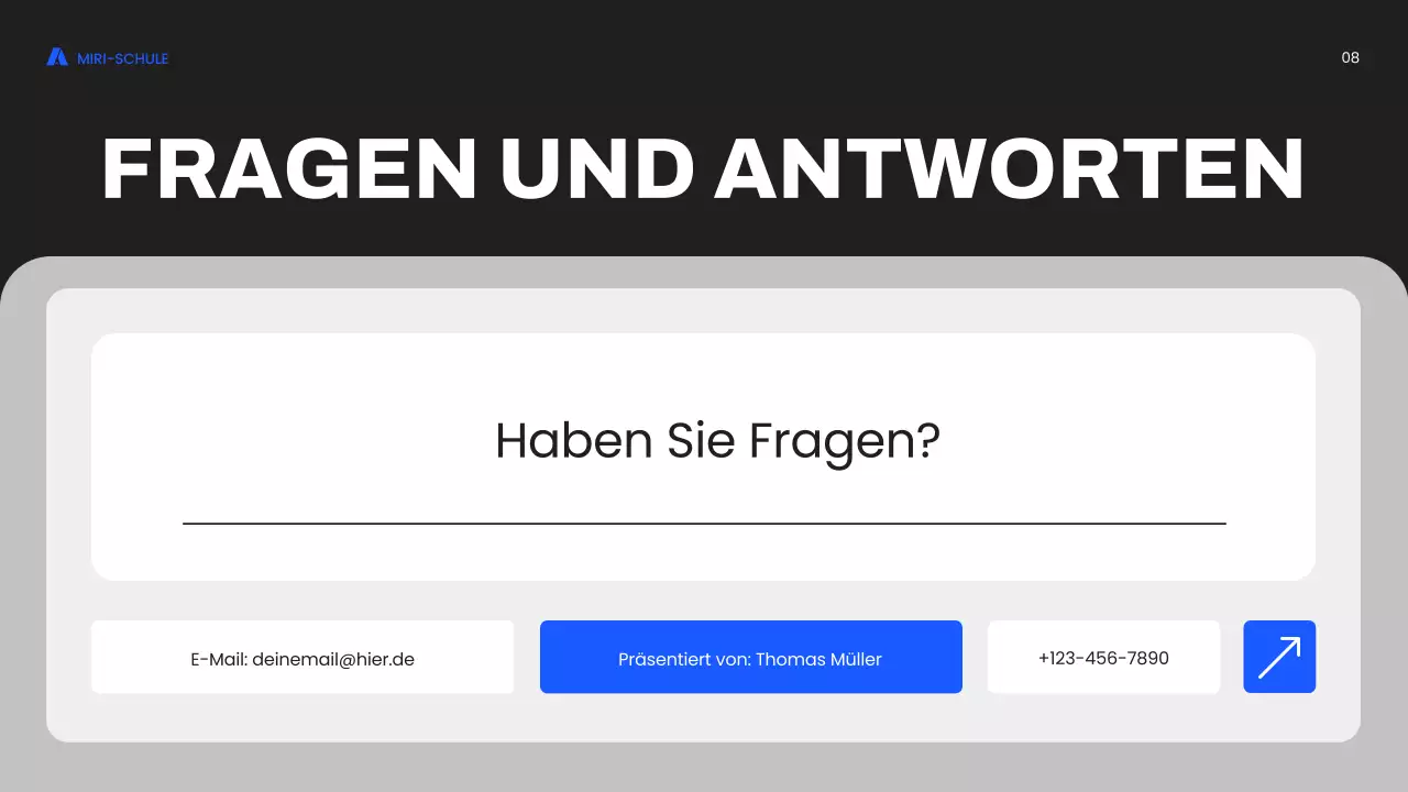 blue modern marketing Kurs