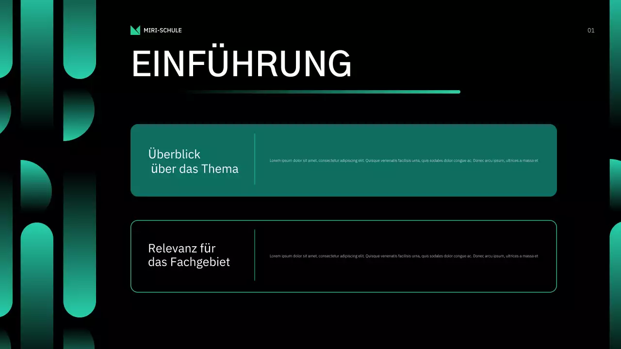 Grüner moderner Computerkurs Präsentation