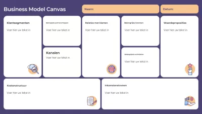 paars modern sjabloon voor ondernemingsplan