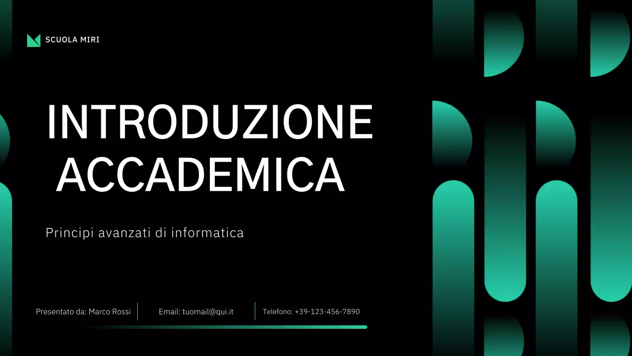 presentazione del corso di informatica verde moderna