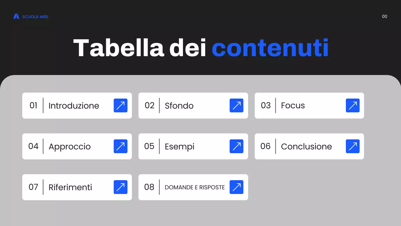 corso di marketing moderno blu