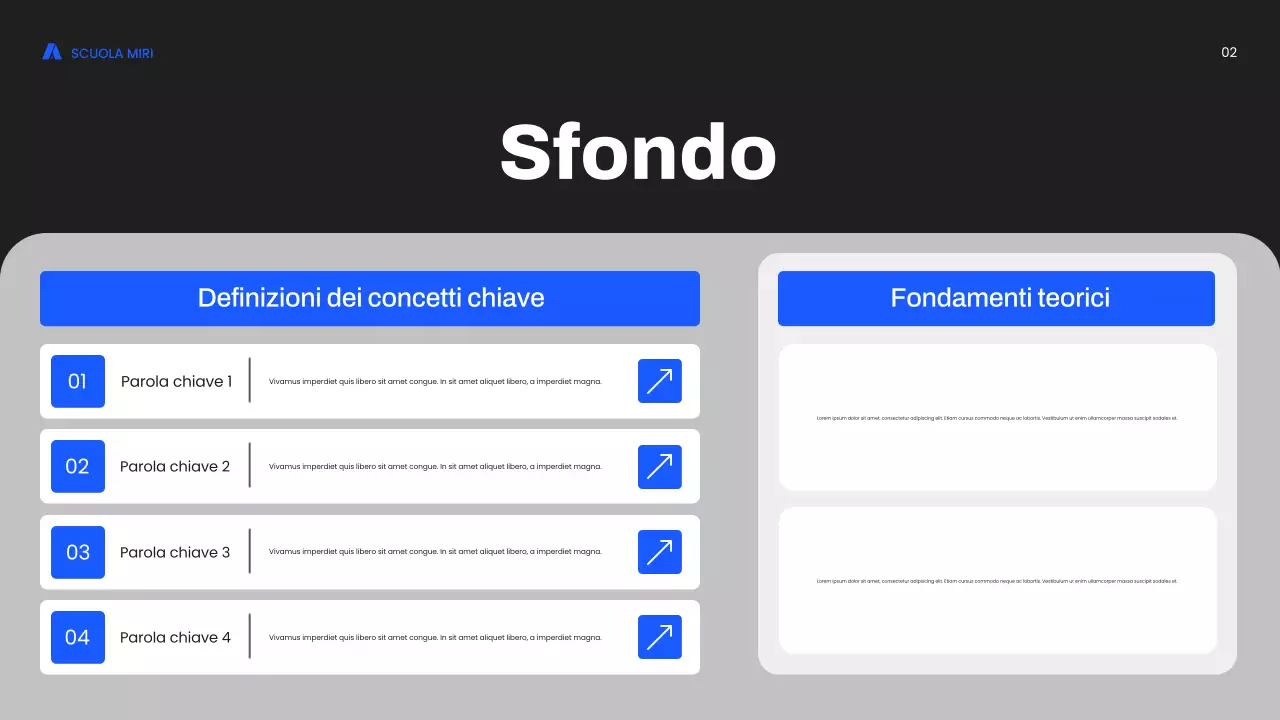 corso di marketing moderno blu