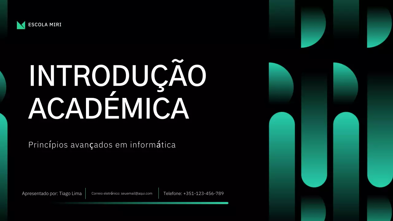 apresentação do curso de informática moderna e ecológica