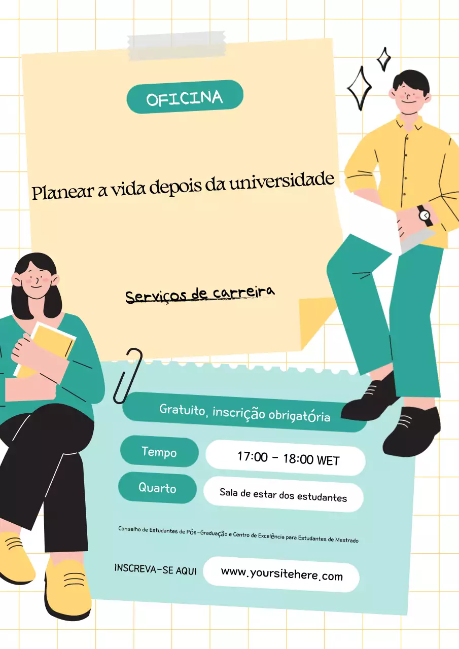 anúncio do seminário sobre carreiras modernas da casa da moeda