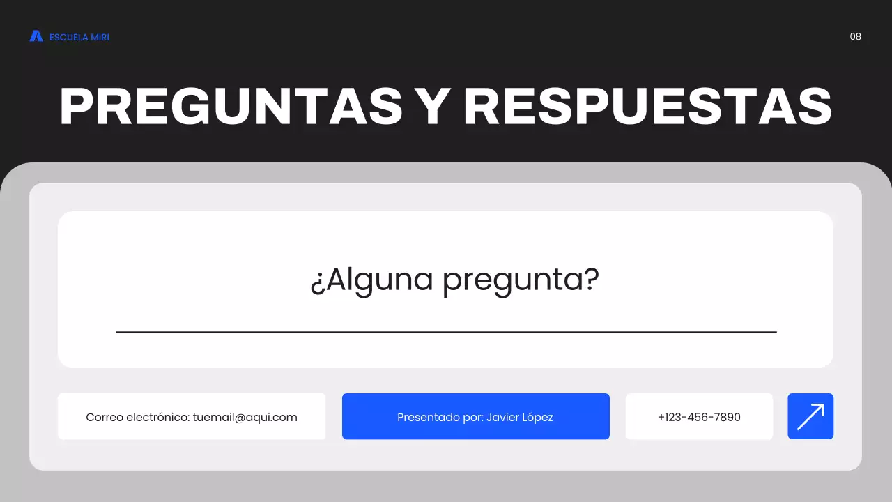 curso de marketing blue modern