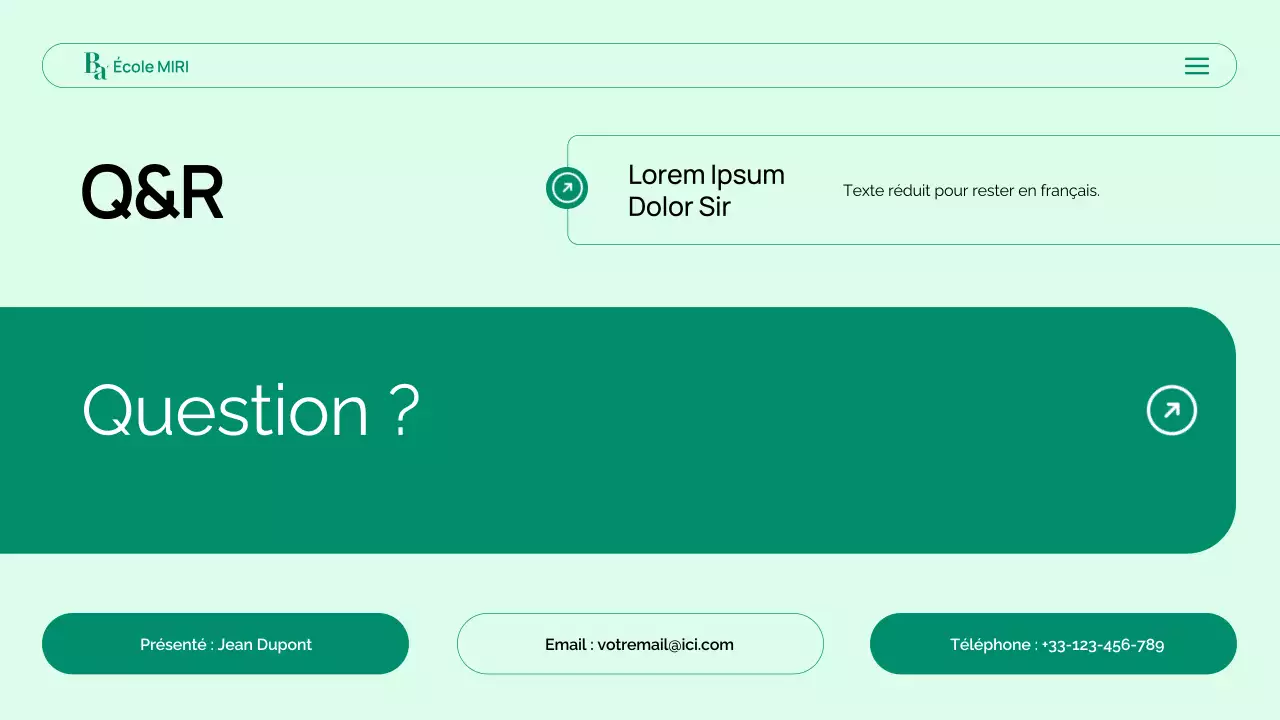 présentation de la biologie moderne verte