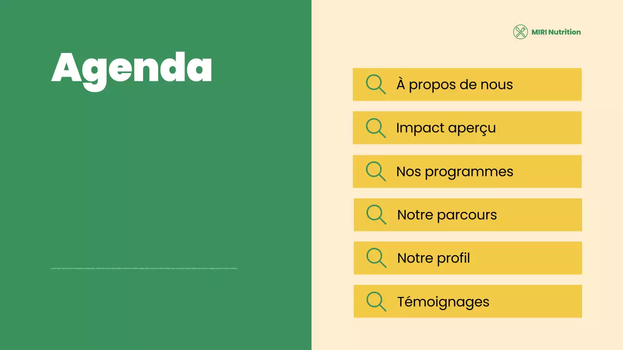 présentation moderne et écologique des organisations à but non lucratif