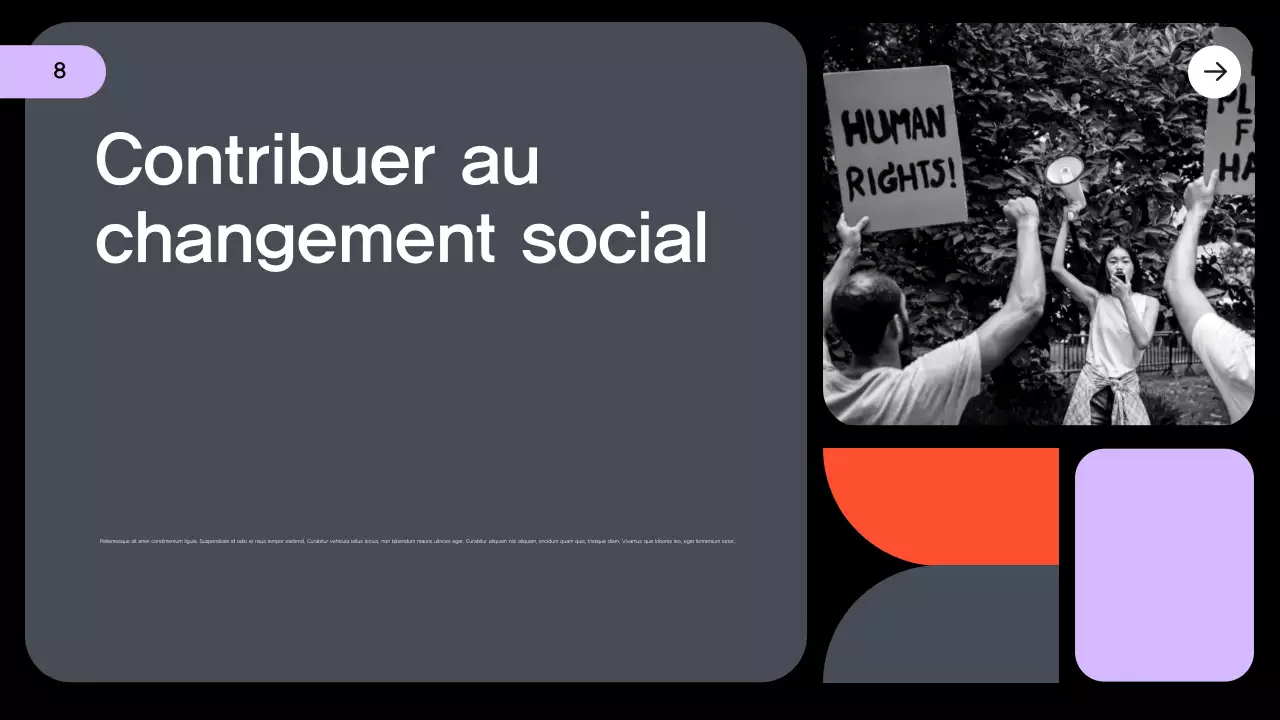 annonce civile moderne de couleur pourpre