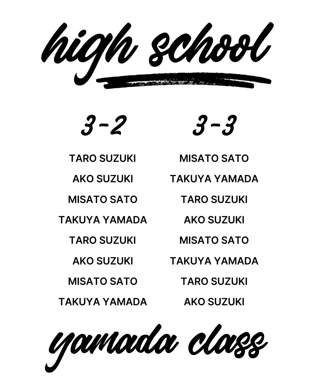 白黒 シンプル クラス ティシャツ