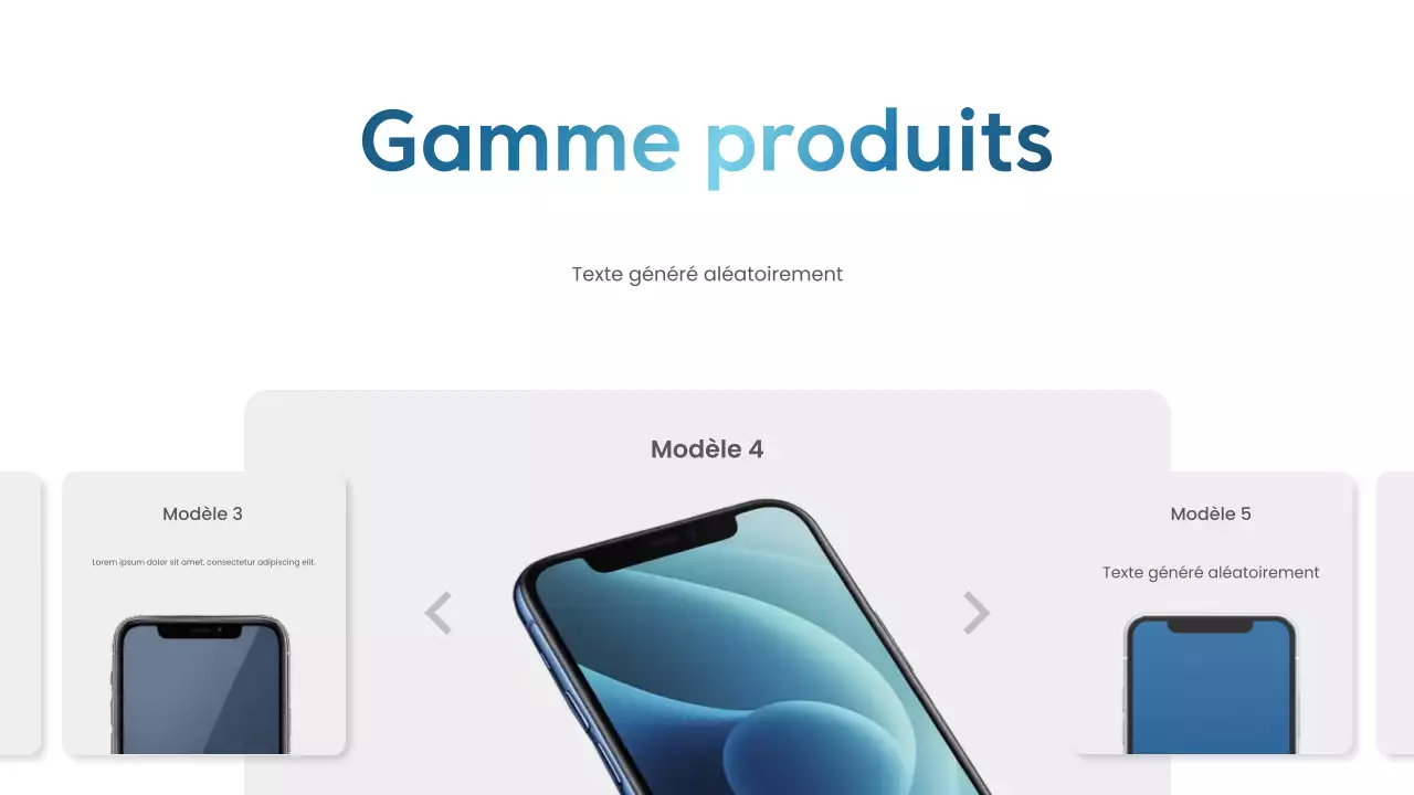 blanc moderne promotion e-commerce