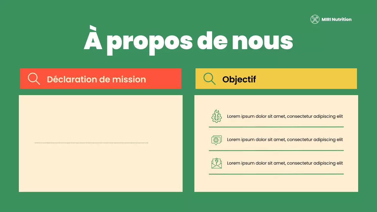 présentation moderne et écologique des organisations à but non lucratif