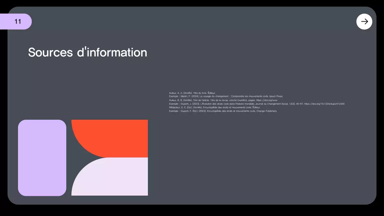 annonce civile moderne de couleur pourpre