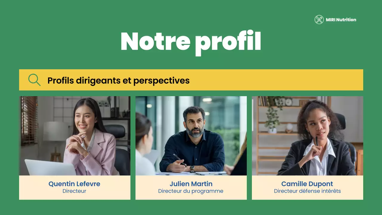 présentation moderne et écologique des organisations à but non lucratif