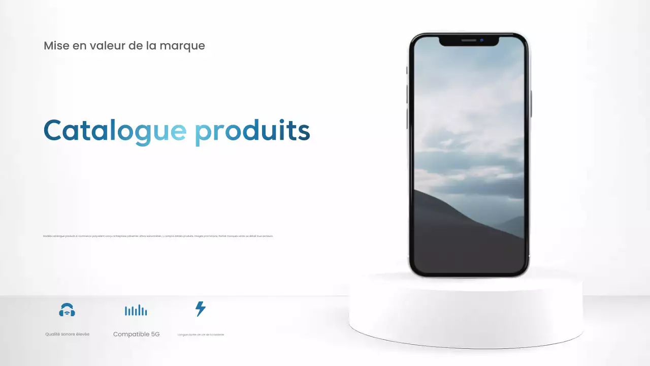 blanc moderne promotion e-commerce