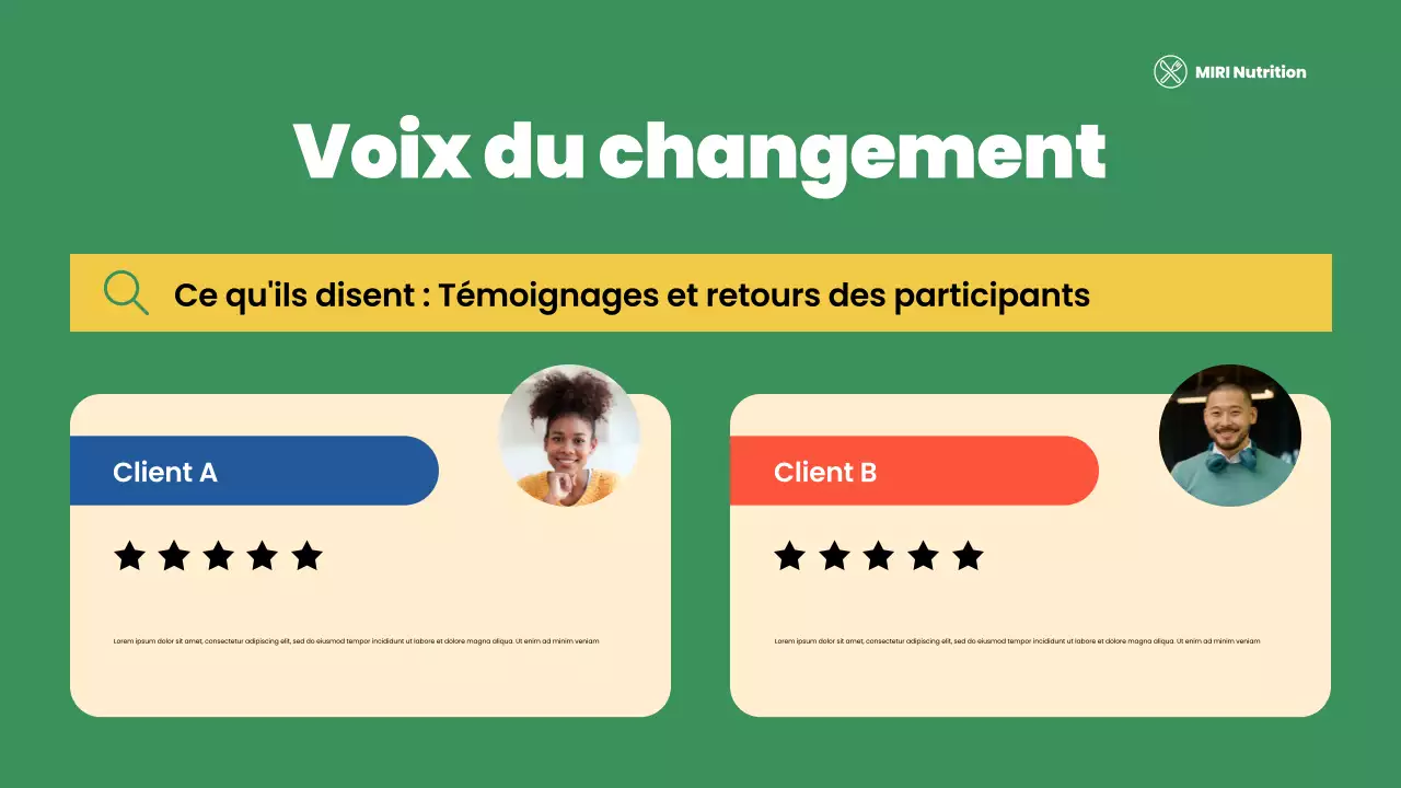 présentation moderne et écologique des organisations à but non lucratif