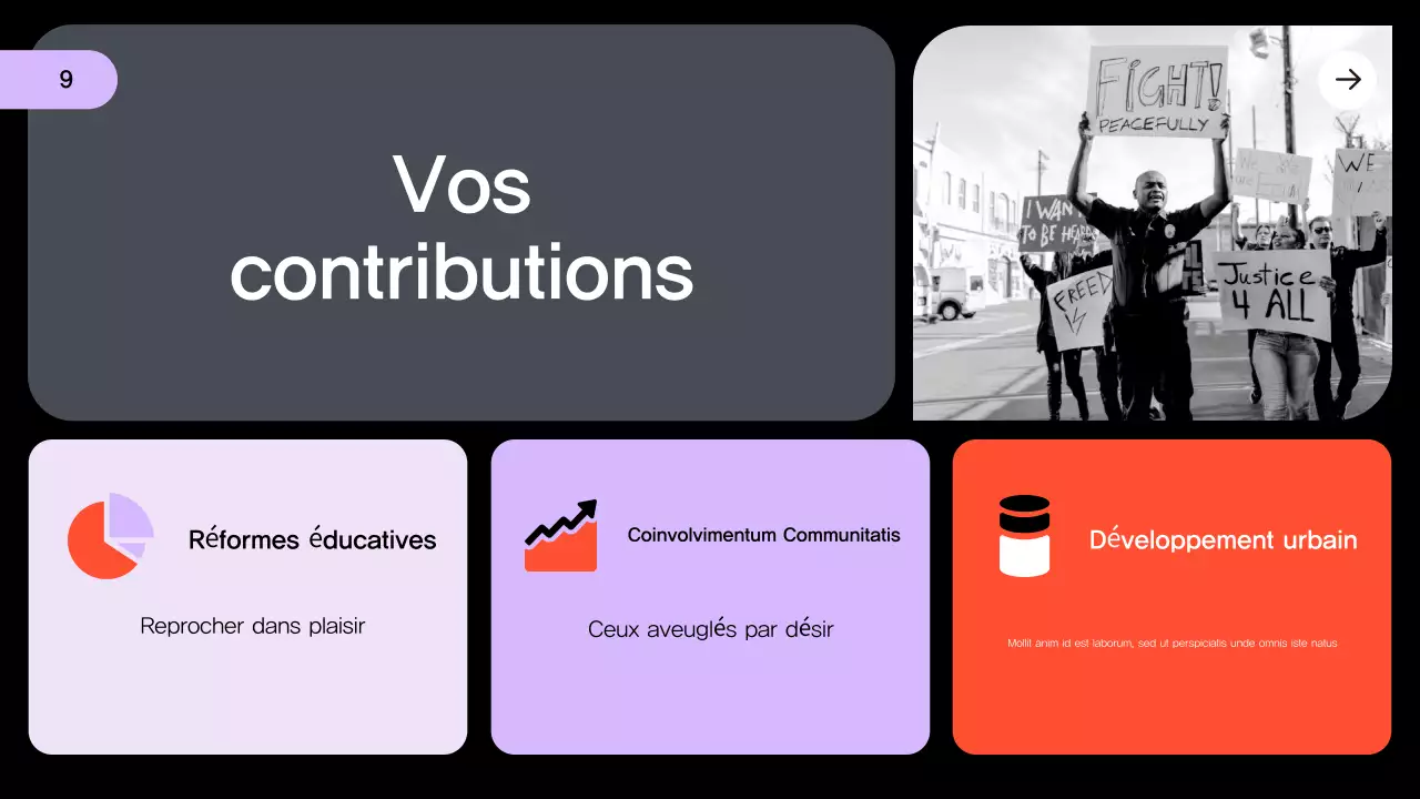 annonce civile moderne de couleur pourpre