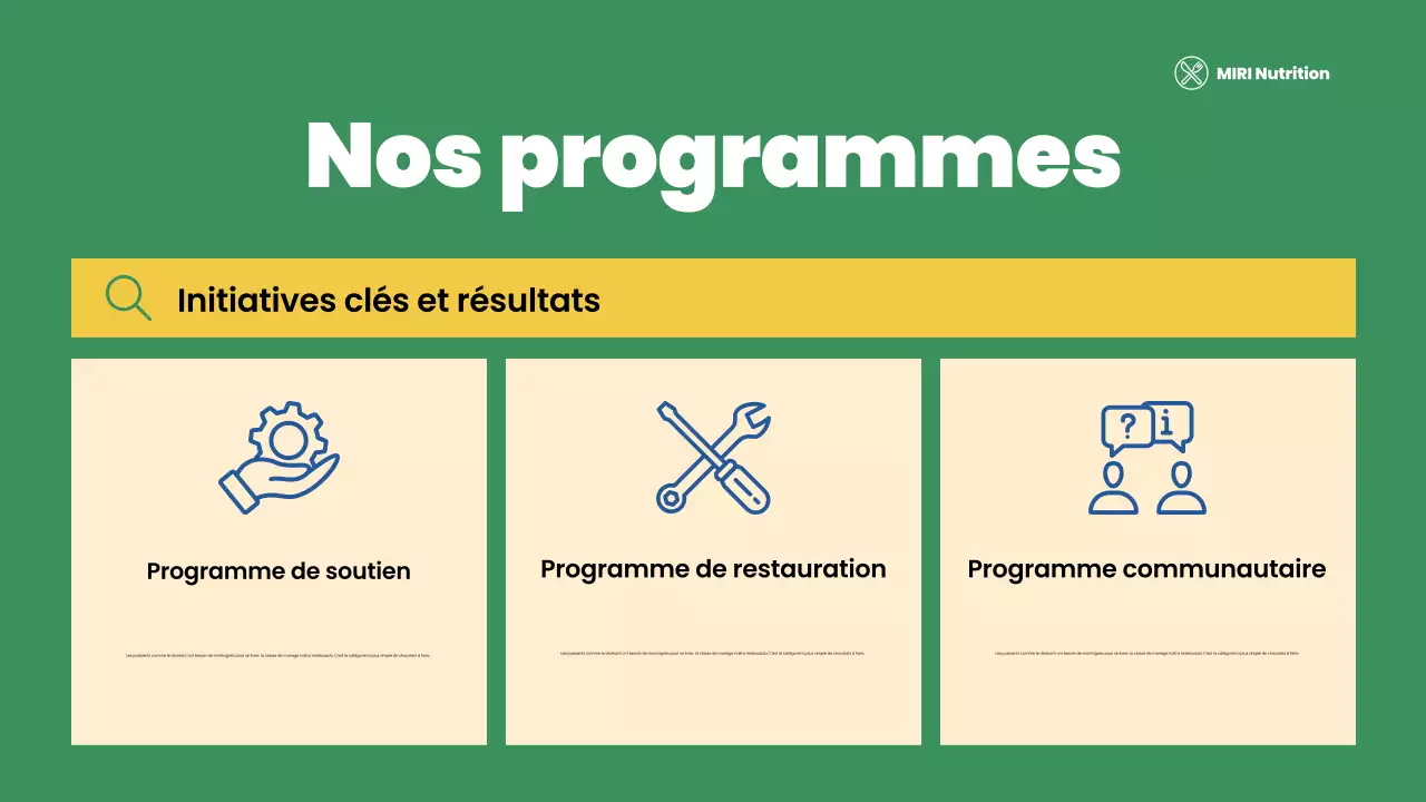 présentation moderne et écologique des organisations à but non lucratif