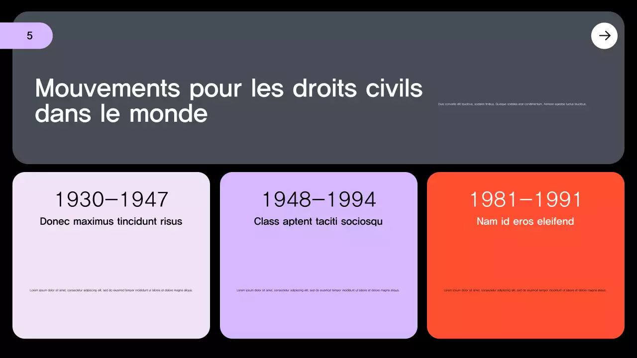 annonce civile moderne de couleur pourpre