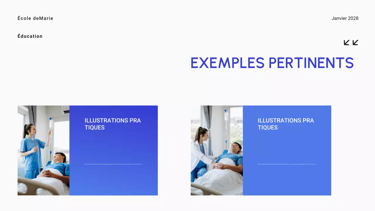 Bleu dégradé Minimal Enseignement supérieur Matériel d'apprentissage général