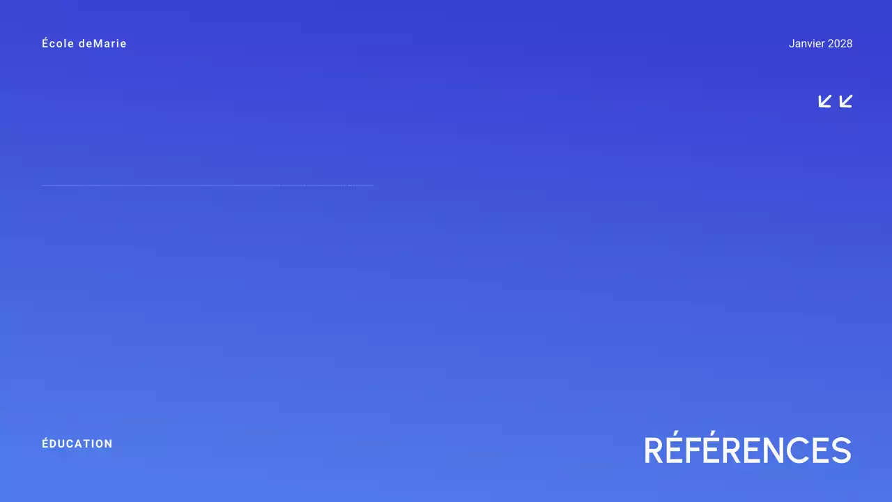 Bleu dégradé Minimal Enseignement supérieur Matériel d'apprentissage général