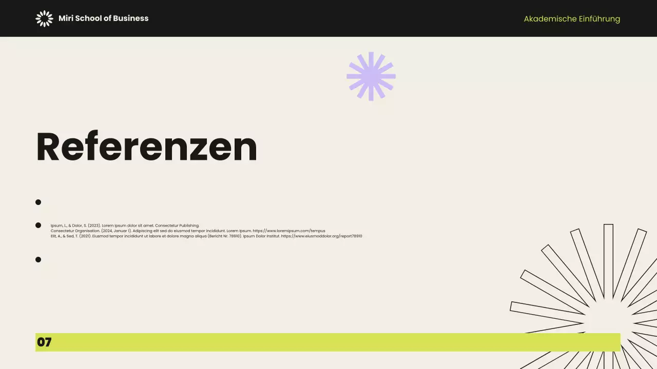 Akademische Einführung Präsentation