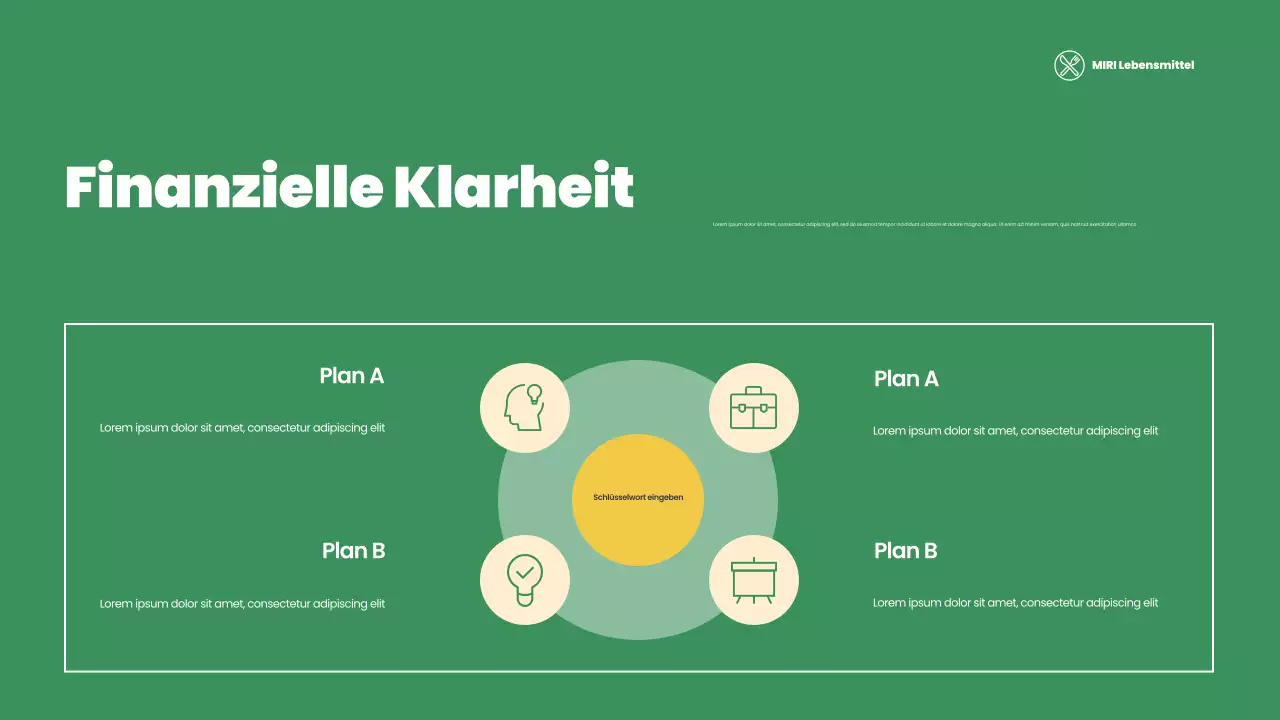 grüne moderne gemeinnützige Präsentation